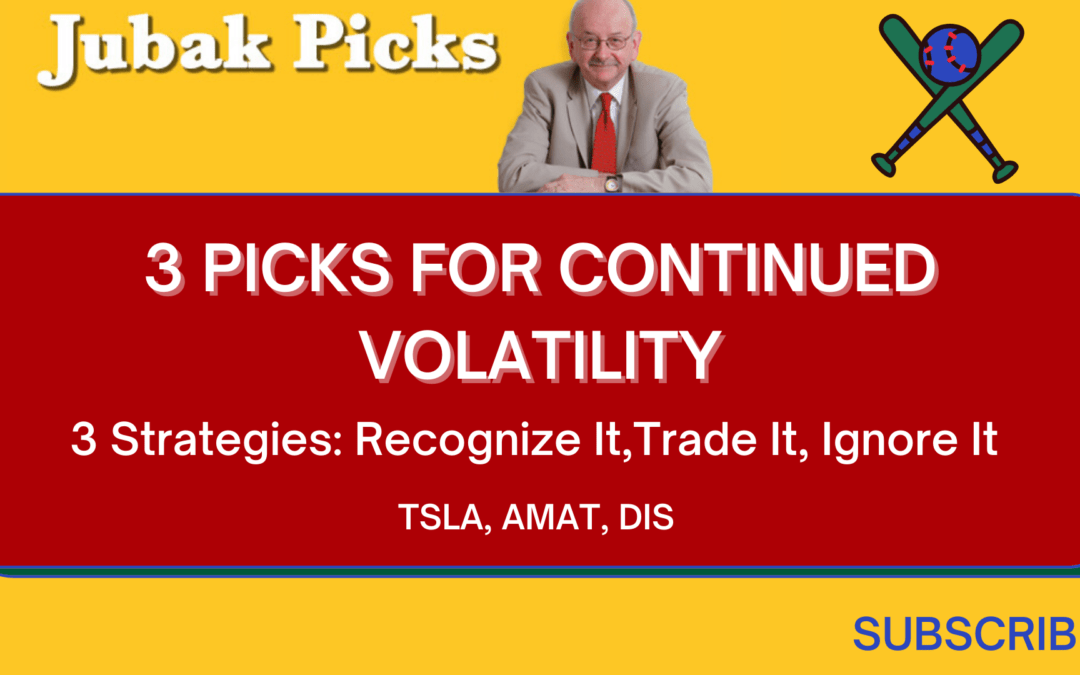 Watch my new YouTube video: 3 Picks for Continued Volatility