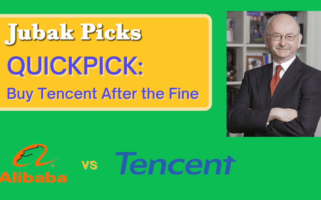 Watch my new YouTube video: “Buy Tencent after the fine”