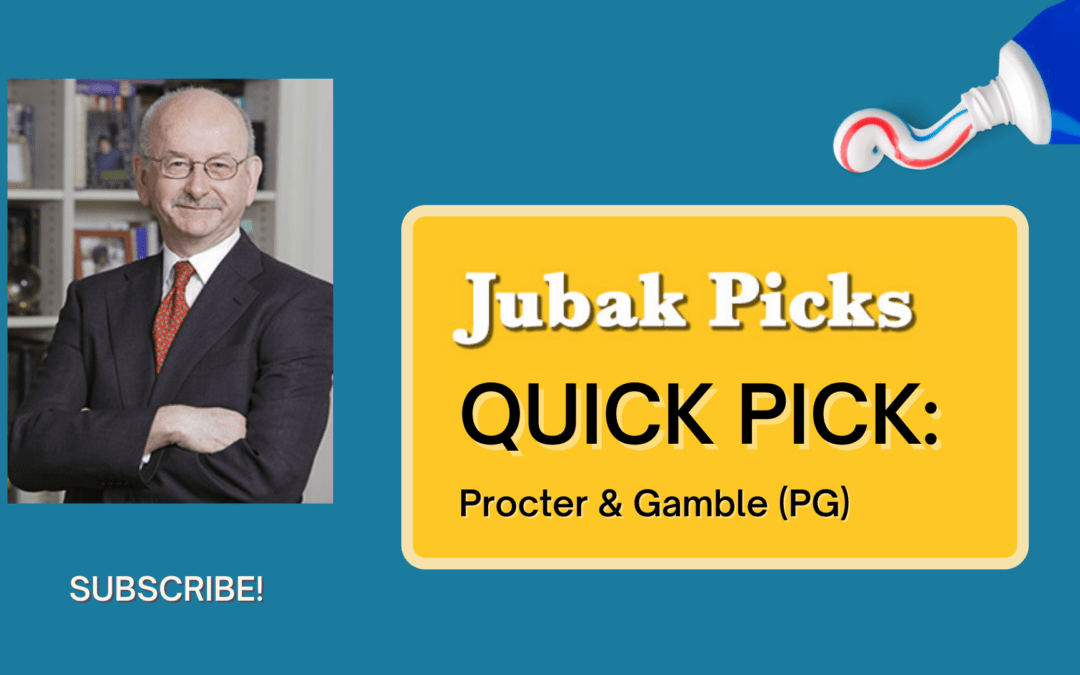 Watch my new YouTube video: “QuickPick Procter & Gamble”