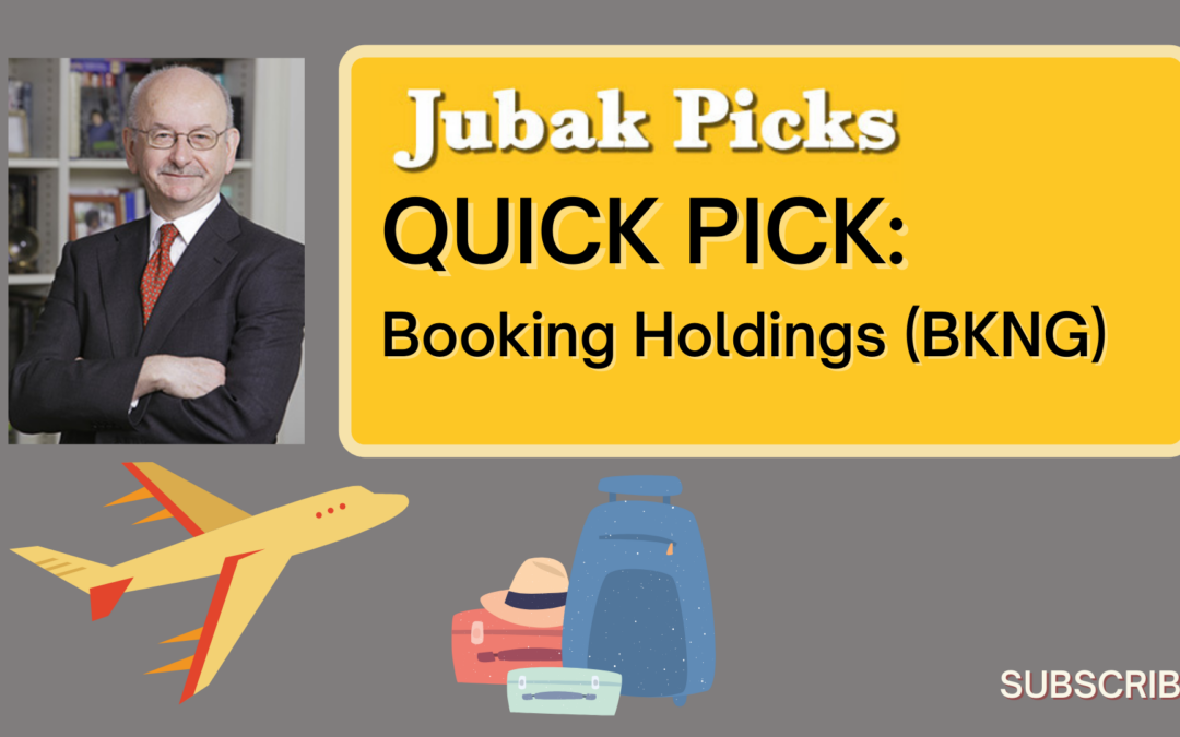 Please watch my new YouTube video: Quick Pick Booking Holdings