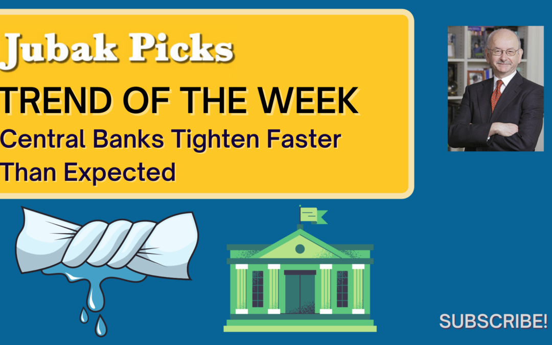 Please  watch my new YouTube video: Trend of the Week Central Banks tighten faster than expected