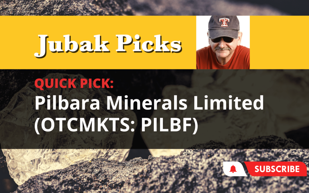 Please Watch My New YouTube Video: Quick Pick Pilbara Minerals
