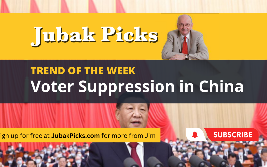 Please Watch My New YouTube Video: Voter Suppression…in China