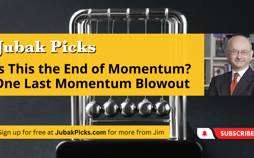 Please Watch My New YouTube Video: Is This the End of Momentum?