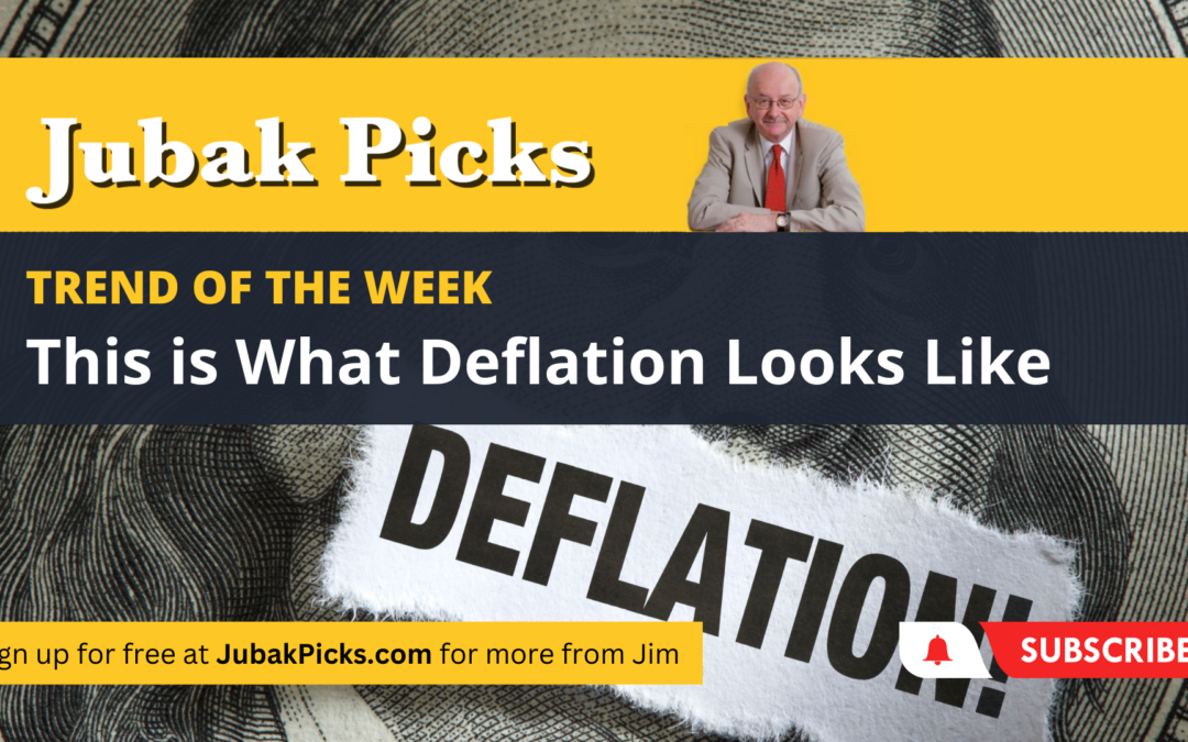 Please Watch My New YouTube Video: Trend of the Week This is What Deflation Looks Like