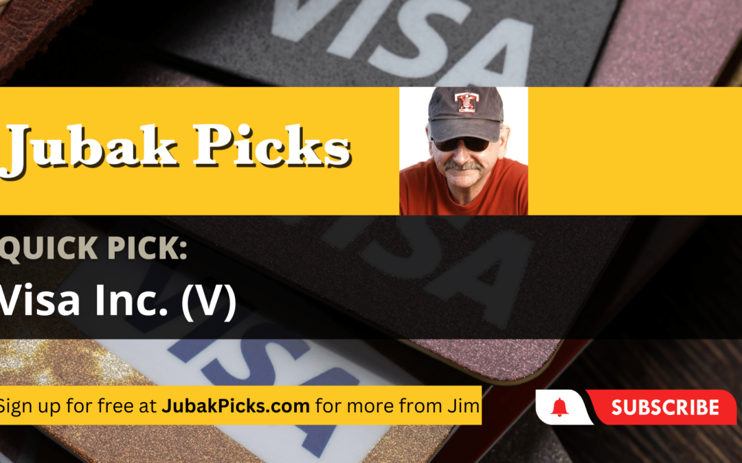 Please Watch My New YouTube Video: Quick Pick Visa (V)