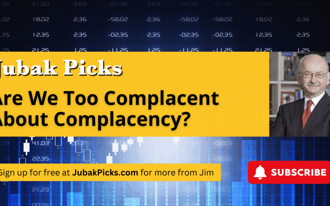 Please watch my new YouTube video: Are we too complacent about complacency?